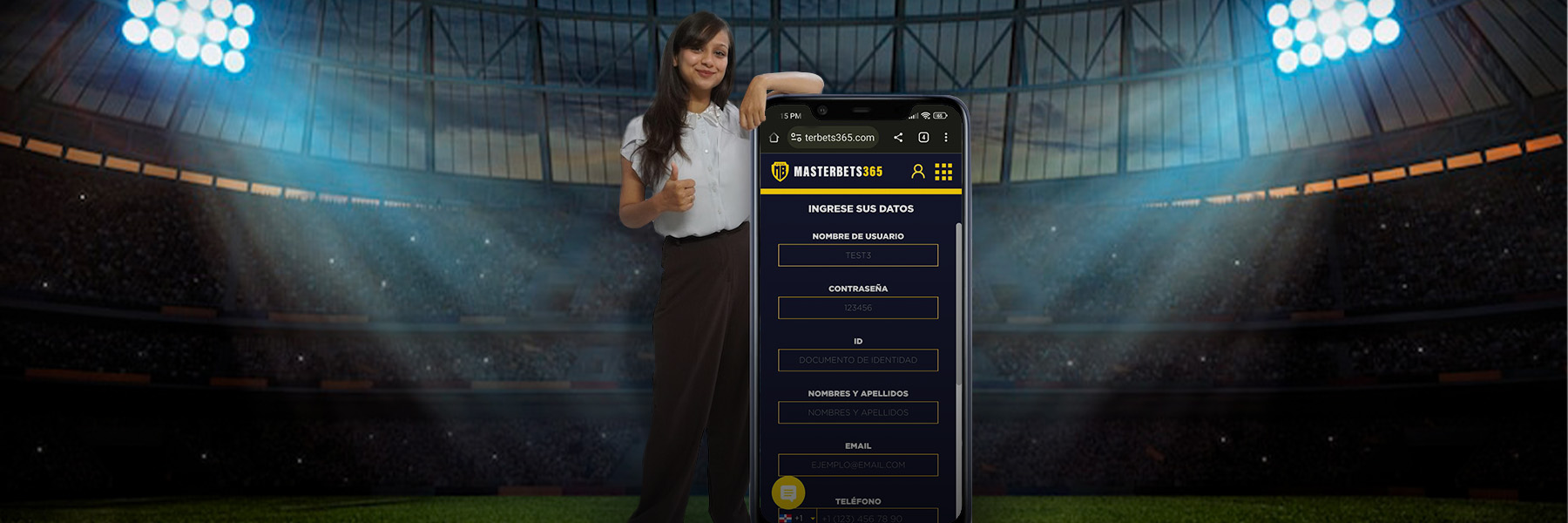 Cómo registrarse en MasterBets365 Tutorial Casino Online