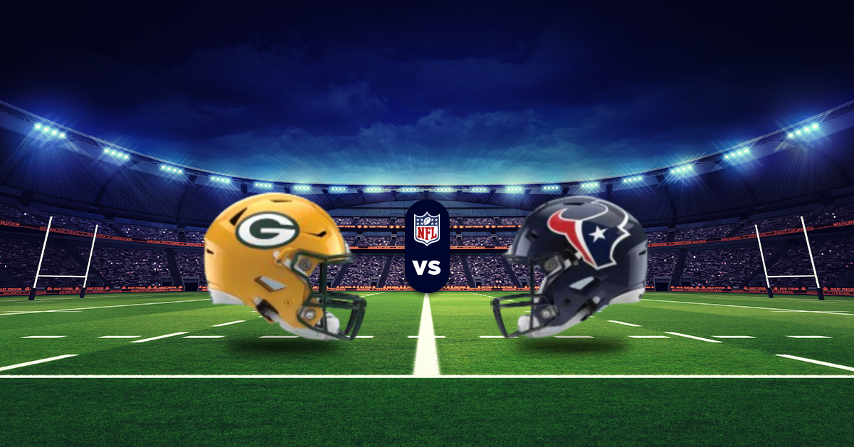 Packers vs Texans será uno de los duelos interesantes de la jornada; por eso en MasterBets365 te tenemos el mejor pronóstico