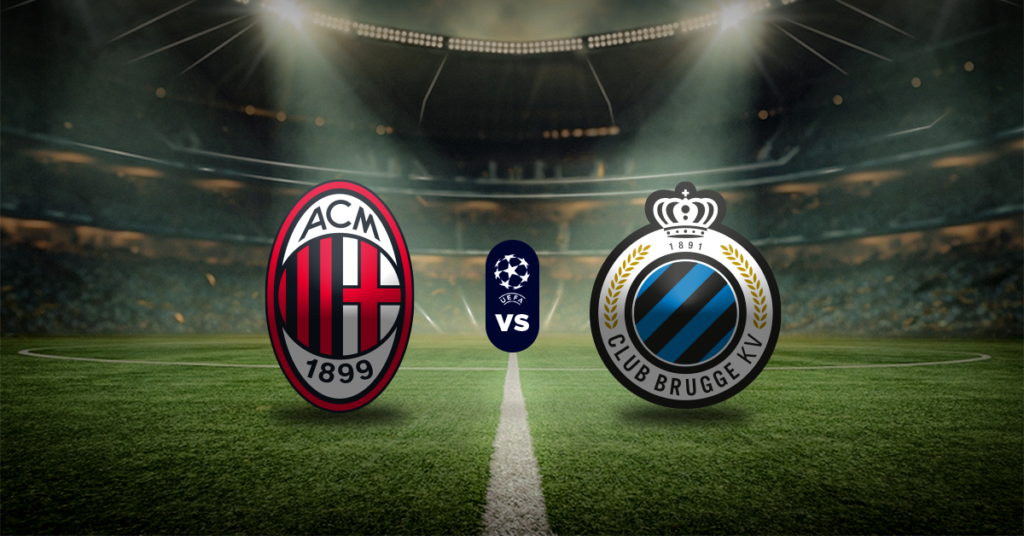 Milan vs Club Brujas: Pronóstico Champions League - Apuesta recomendada