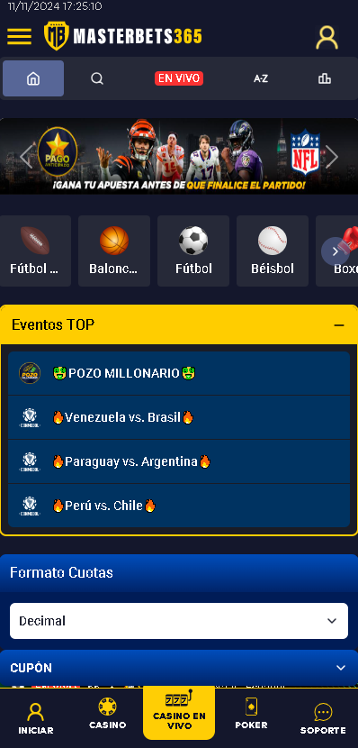 Eliminatorias Sudamericanas 2026 - Casino online Pozo Millonario