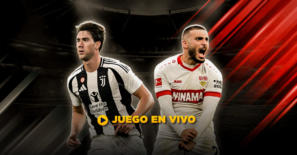 Disfruta del partido en vivo en MasterBets365 de este Juventus vs Stuttgart