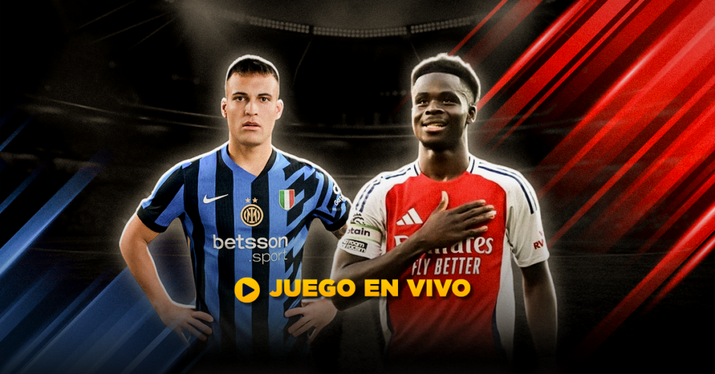 Partido en VIVO Inter de Milan vs Arsenal - Liga de Campeones 2024 - 2025