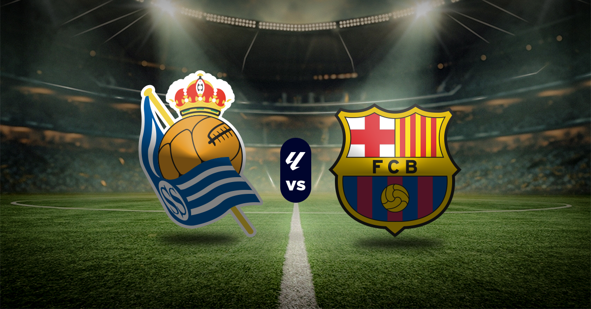 El partido que cierra la jornada 13 de LaLiga será el Real Sociedad vs Barcelona y en MasterBets365 te traemos el mejor pronóstico