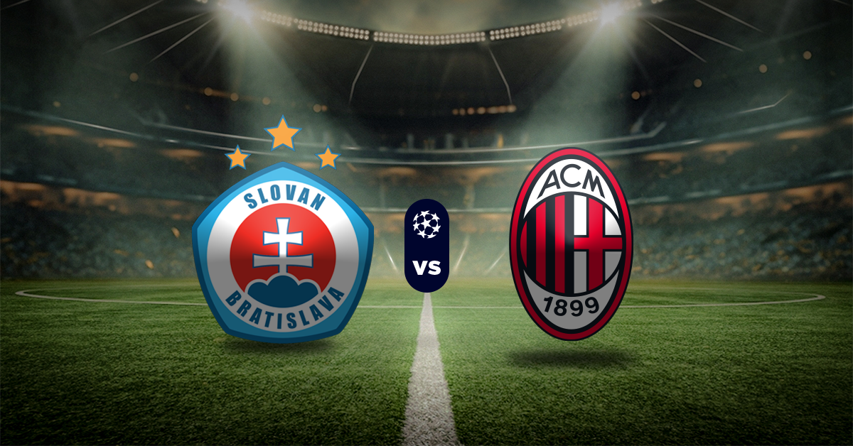 Los mejores pronósticos deportivos de la Champions League te los damos en MasterBets365, como el de este partidazo entre el Slovan Bratislava vs AC Milan