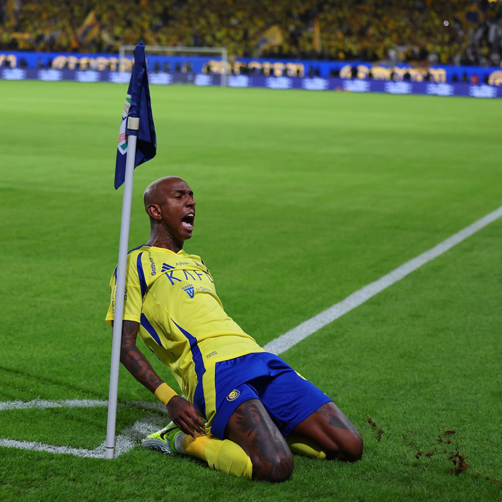 Talisca anota el primer gol de Al Nassr y se pone adelante contra el Al Hilal