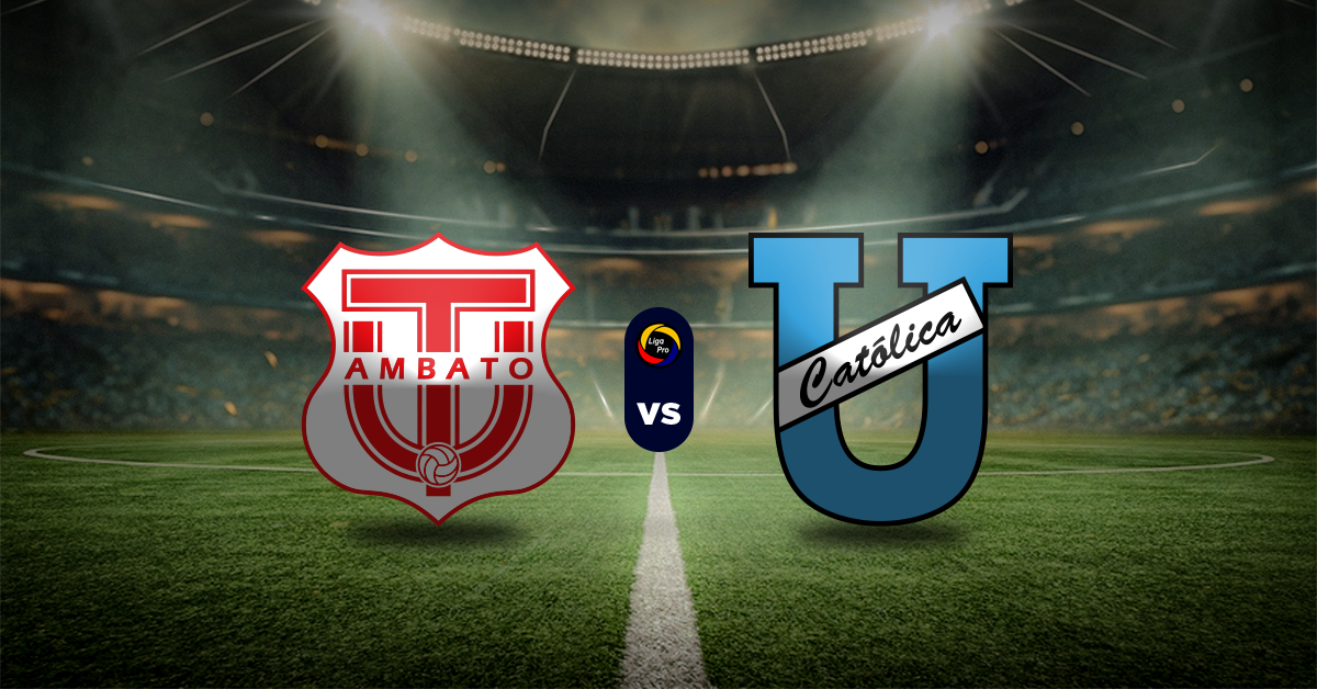 Uno de los duelos de la jornada 12 de la LigaPro será el de Técnico Universitario vs Universidad Católica. Aquí en MasterBets365 te traemos el pronóstico de este partidazo