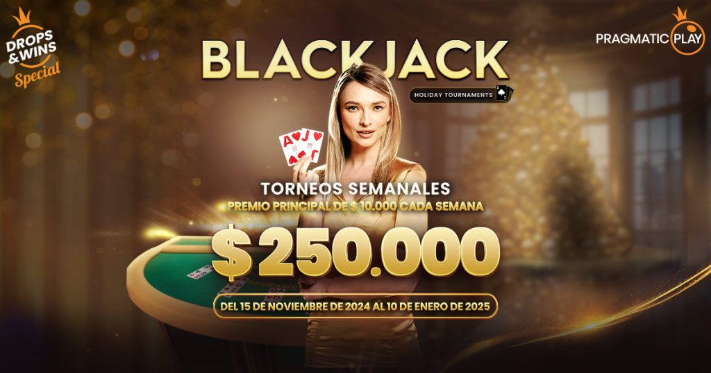 ¿Cómo participar en la promoción de casino online Blackjack Holiday Tournaments?