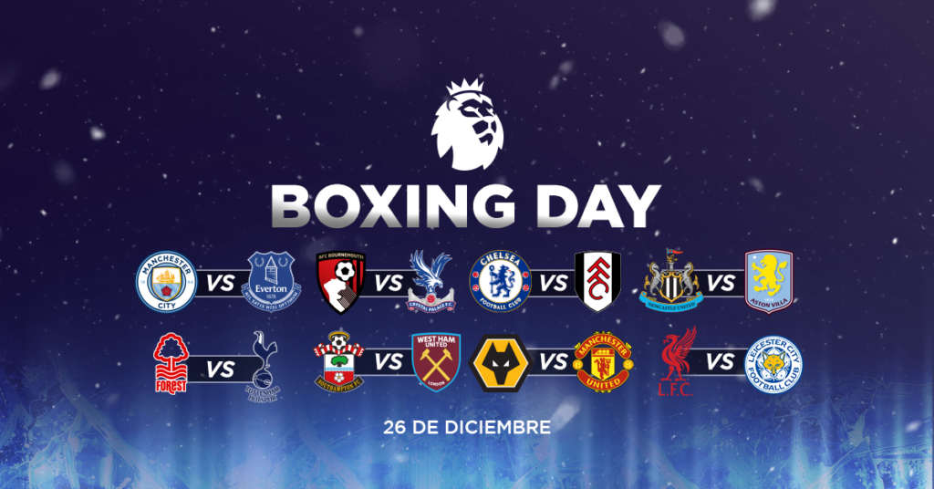 Boxing Day Premier League: Calendario, fecha y hora