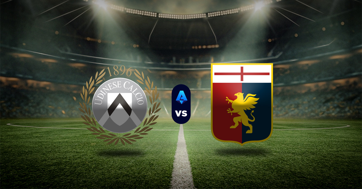 Udinese vs Genoa: Pronóstico Serie A - Apuesta recomendada y resultados HOY
