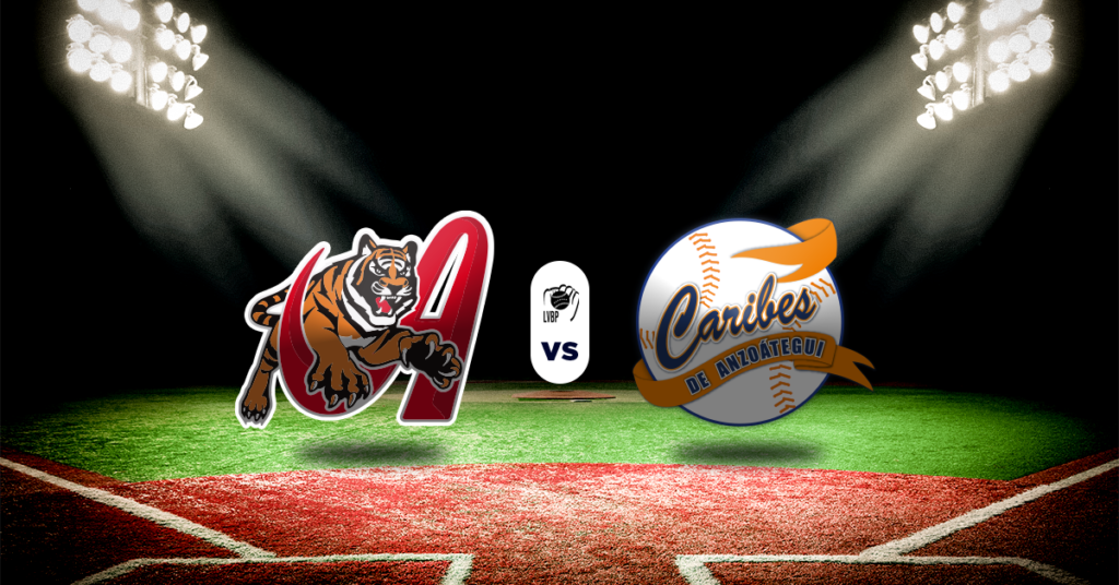 Tigres vs Caribes se medirán en lo que será su segundo compromiso en esta temporada de la LVBP