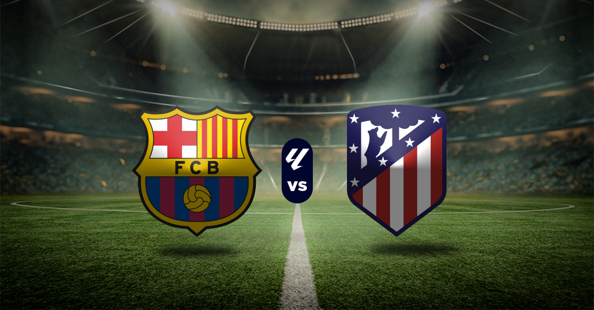 Una gran lucha se avecina en LaLiga, pues se miden Barcelona vs Atlético de Madrid; en un partido que decidirá que equipo liderará el torneo.