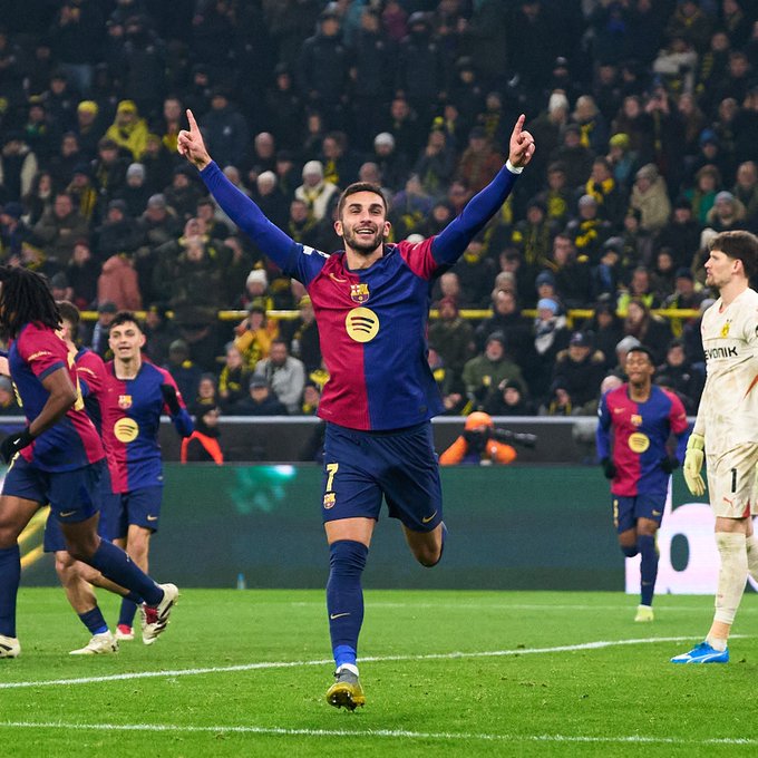Ferran anota el gol de la ventaja Dortmund 1 Barcelona 2 Champions League