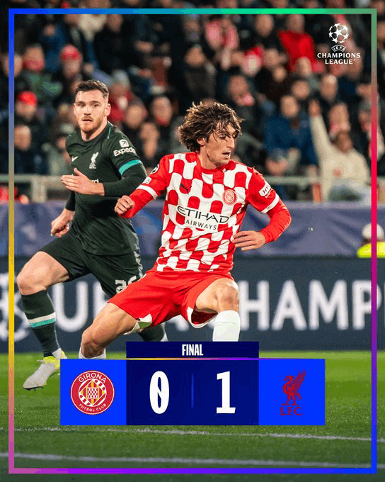 Final del encuentro Girona 0 Liverpool 1 Champions League