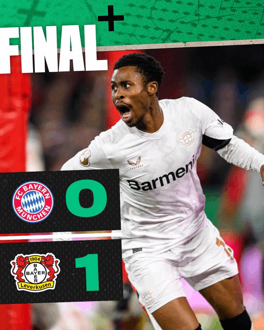 Final del encuentro bayern munich 0 vs leverkusen 1 Copa Alemana Pokal