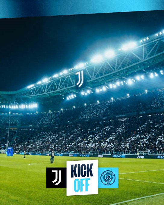 Comienza el partido entre Juventus vs Manchester city por la Champions League