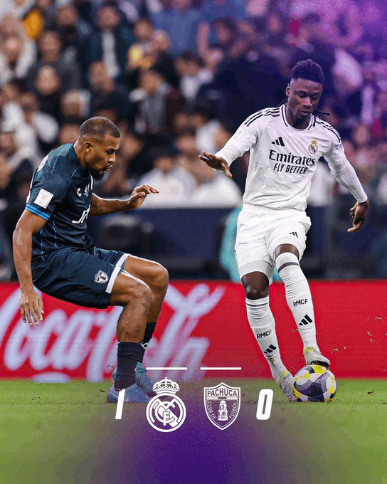 Real Madrid vs Pachuca 0 primer tiempo por la Copa Intercontinental 2024