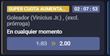 Super cuota aumentada Real Madrid vs Pachuca masterbets365