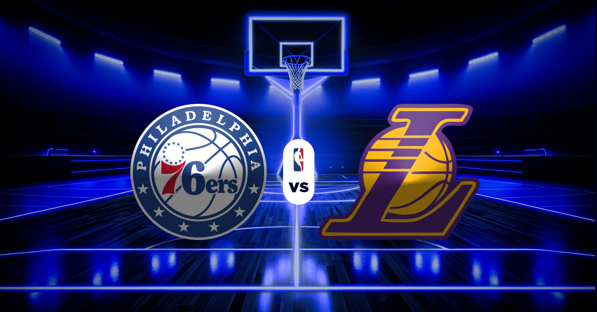 Uno de los primeros choques de esta jornada de la NBA será el de 76ers vs Lakers; que siguen en su lucha por meterse en los playffs.