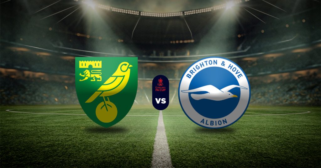 Norwich vs Brighton: Pronóstico FA Cup Inglaterra - Apuesta recomendada