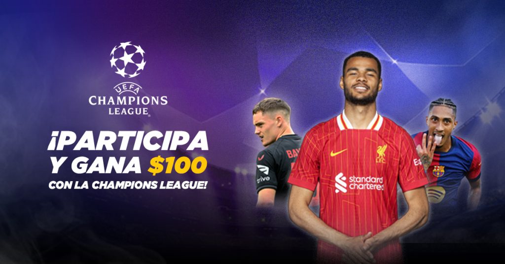 ¡Acierta y GANA $100! Promoción Octavos de Final de la Champions League MasterBets365