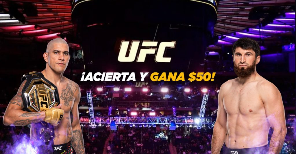 Alex Pereira vs Magomed Ankalaev UFC 313 ¡JUEGA Y GANA $50!