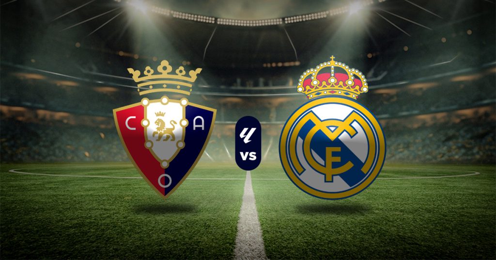 La pelea por la cima en LaLiga esrá que arde y en MasterBets365 te damos el pronóstico de este Osasuna vs Real Madrid que será clave.