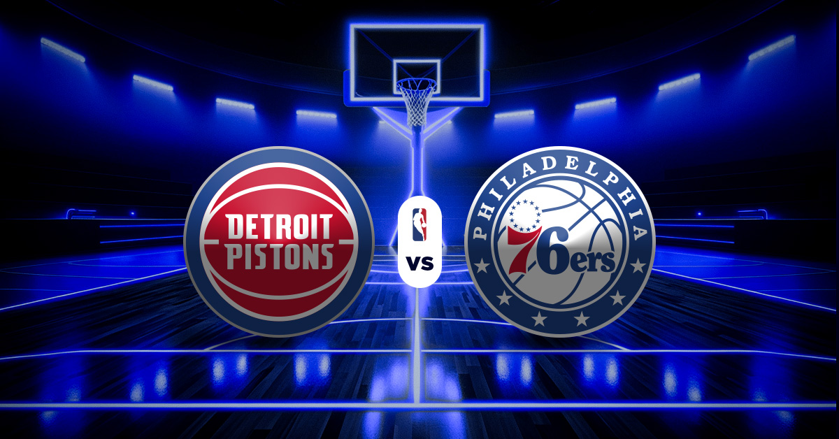 Este choque de Pistons vs 76ers será el tercero entre ellos esta campaña de NBA; con un triunfo por lado, ahora uno desequilibrará la balanza.