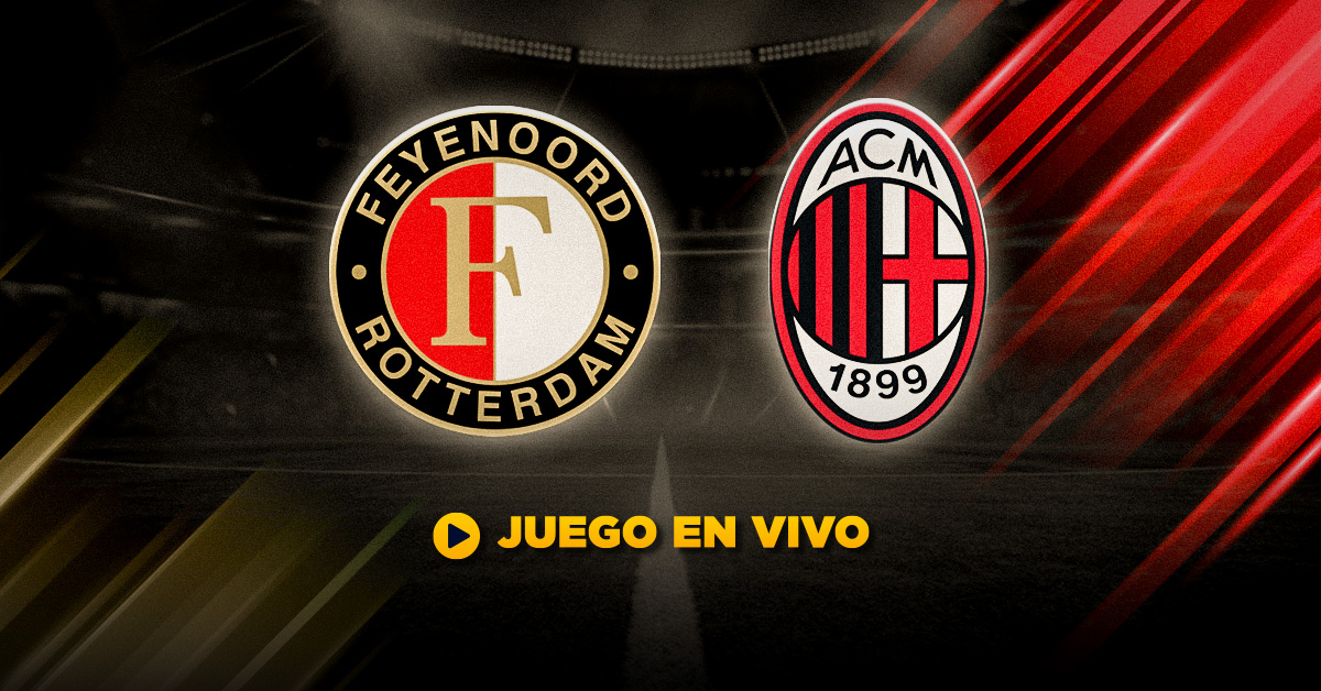 Previa y EN VIVO Feyenoord vs Milan Partido de Ida - Champions League 2004-2025