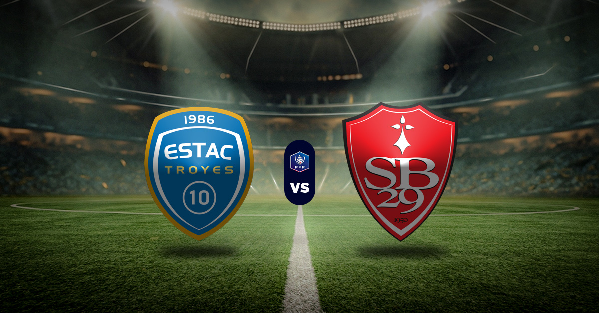 Otra ronda de la Copa de Francia llega, esta vez los octavos de final, y uno de los duelos destacados es Troyes vs Brest, este 4 de febrero.