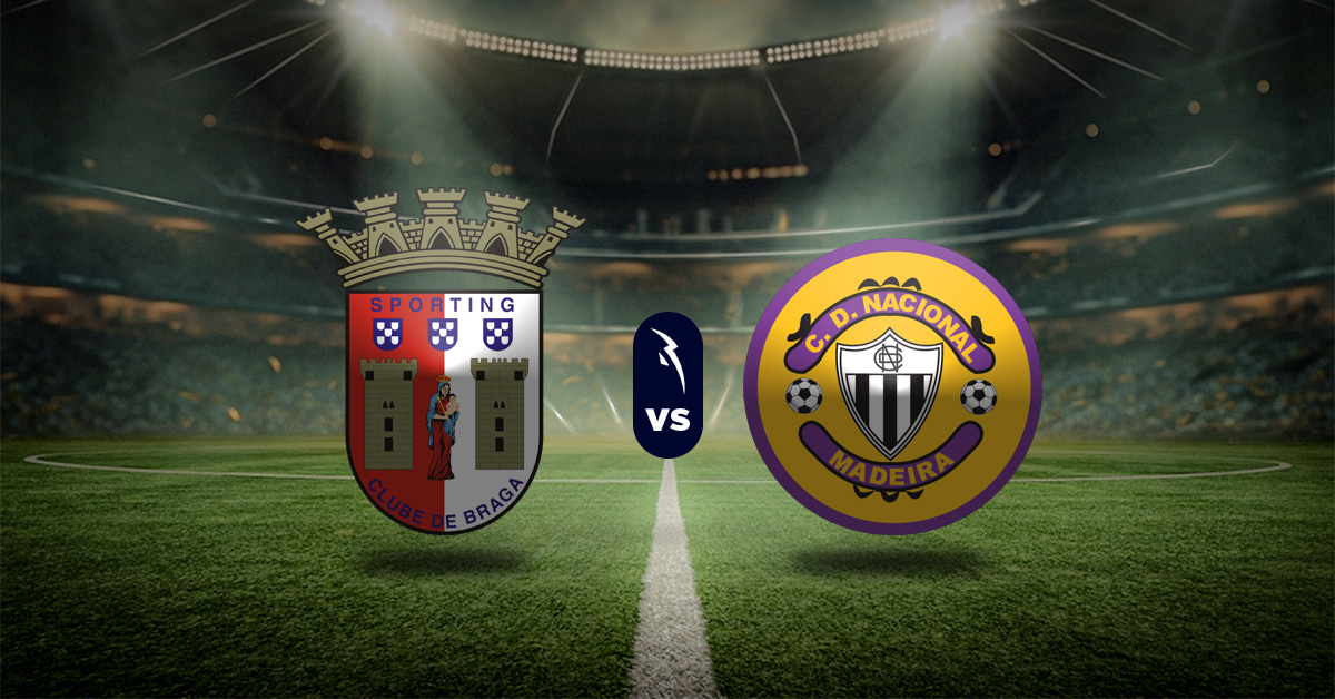 Pronóstico Primeira Liga Portugal: Braga vs Nacional - Apuesta recomendada