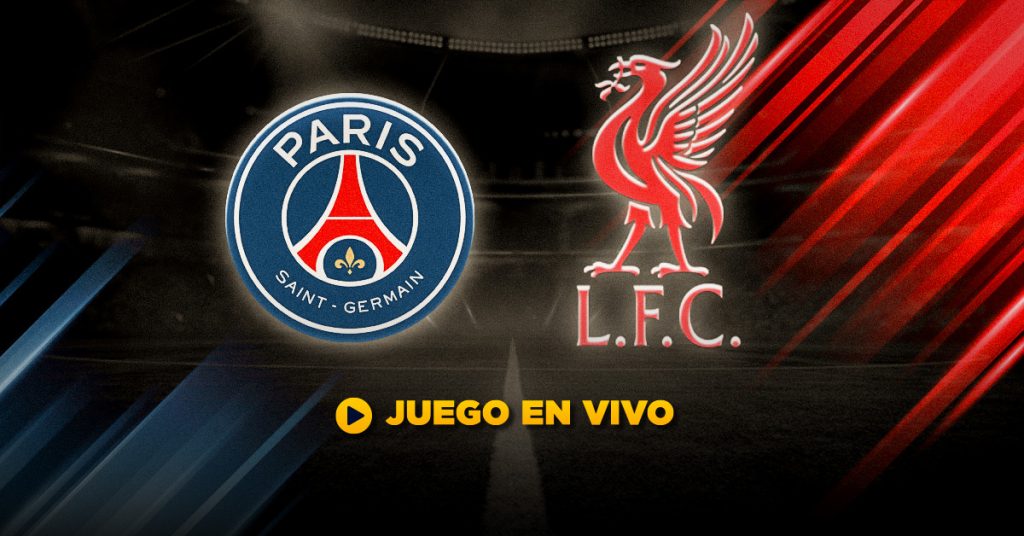 EN VIVO PSG vs Liverpool partido de ida - Champions League 2024-25 fecha y horarios