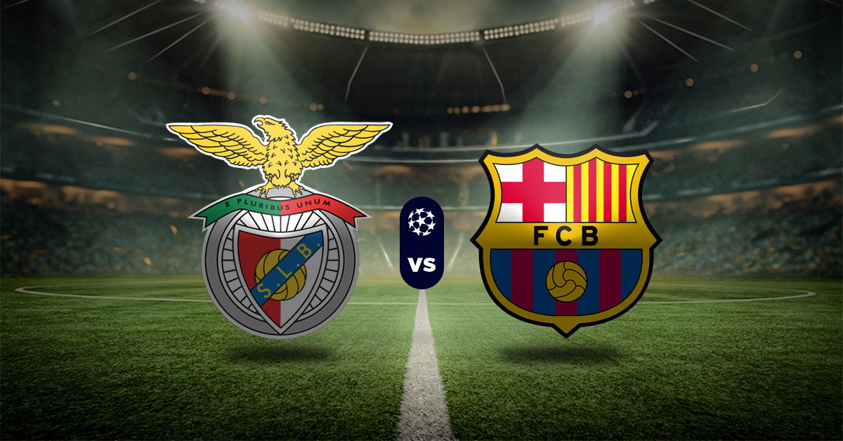 Pronóstico Champions League - Benfica vs Barcelona partido de ida MaserBets365