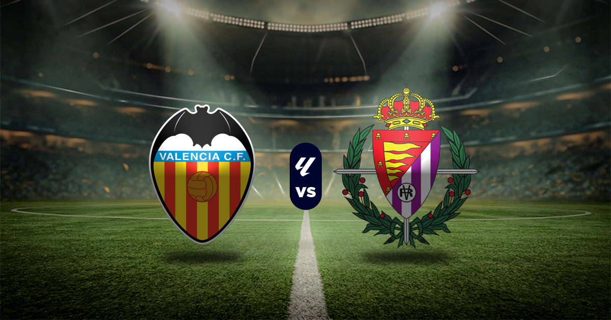 Entre los partidos de la jornada sabatina en LaLiga destaca el de Valencia vs Valladolid, que será clave en al lucha por el descenso.