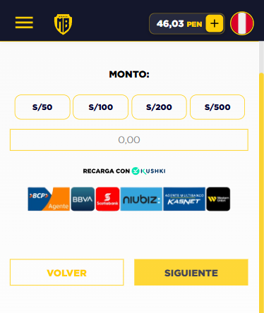 deposita en masterbets365 peru a través de la plataforma Kushki utilizando tu banco de confianza