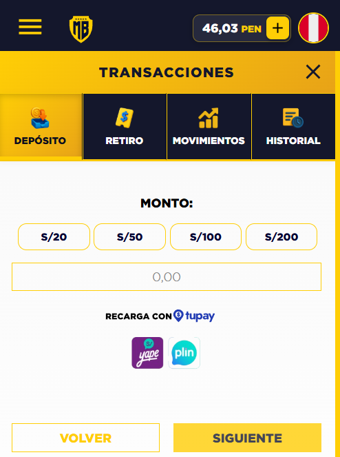 recarga con tupay casino online masterbets365 Peru Yape y Plin