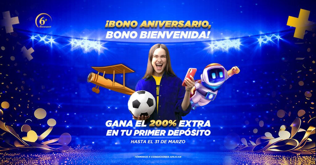 ¡Bono de Bienvenida 200% en tu primera recarga! Aniversario MasterBets365 Casino Online