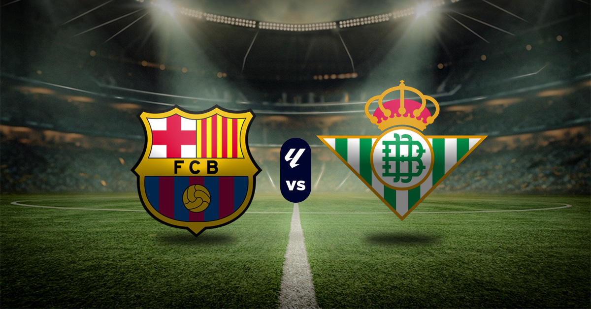 La jornada sabatina en LaLiga se paralizará con este partidazo de Barcelona vs Betis; uno que será crucial de cara al título.