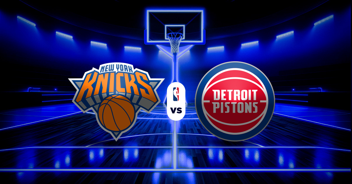 El quinto juego en la serie de Knicks vs Pistons, en Playoffs NBA, será increíble y en MasterBets365 te damos el pronóstico NBA del choque.