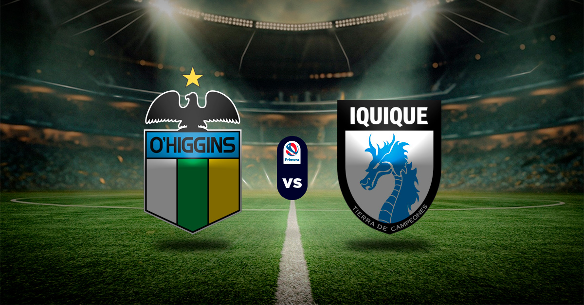 El primer juego de la jornada dominical en la Primera División de Chile será el de O'Higgins vs Deportes Iquique, este 27 de abril.