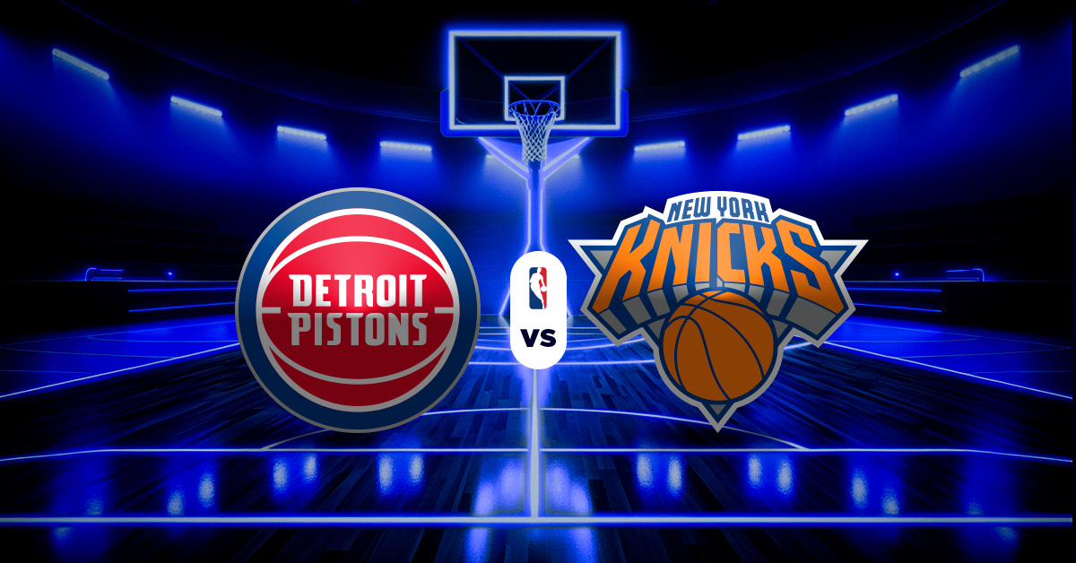 El duelo Pistons vs Knicks será el último entre ellos en esta temporada regular de NBA y en MasterBets365 te damos el pronóstico NBA,