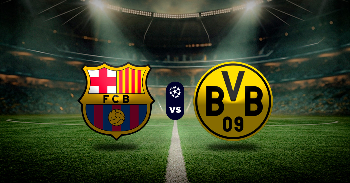 Pronóstico Barcelona vs Borussia Dortmund – Champions League MasterBets365.com