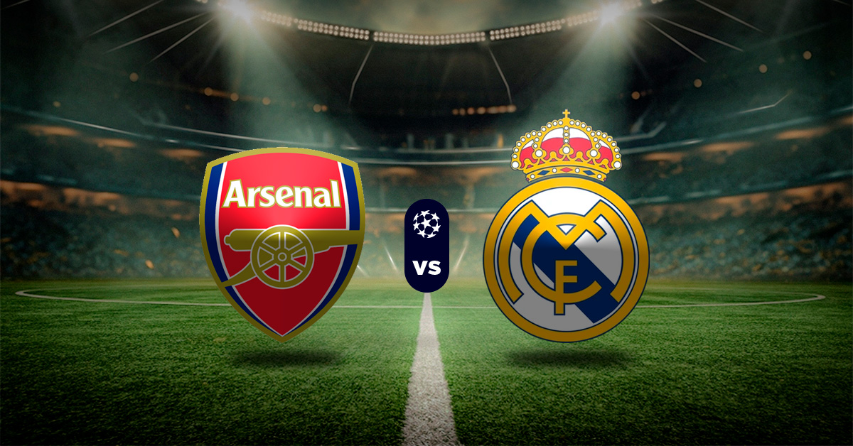 Pronóstico Champions League: Arsenal vs Real Madrid - Cuartos de final ida - Datos y cuotas