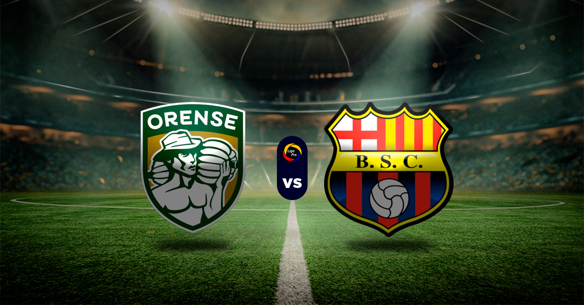Pronóstico Orense vs Barcelona - LigaPro Ecuador apuesta hoy MasterBets365.com