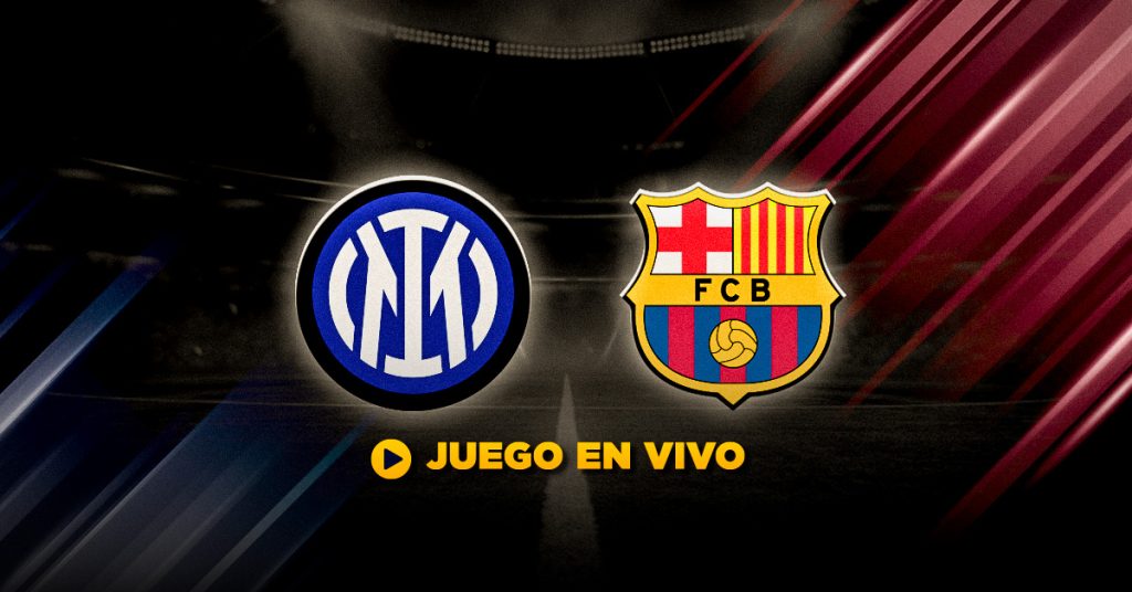 Inter de Milán vs Barcelona en vivo Partido de vuelta Semifinales Champions League MasterBets365