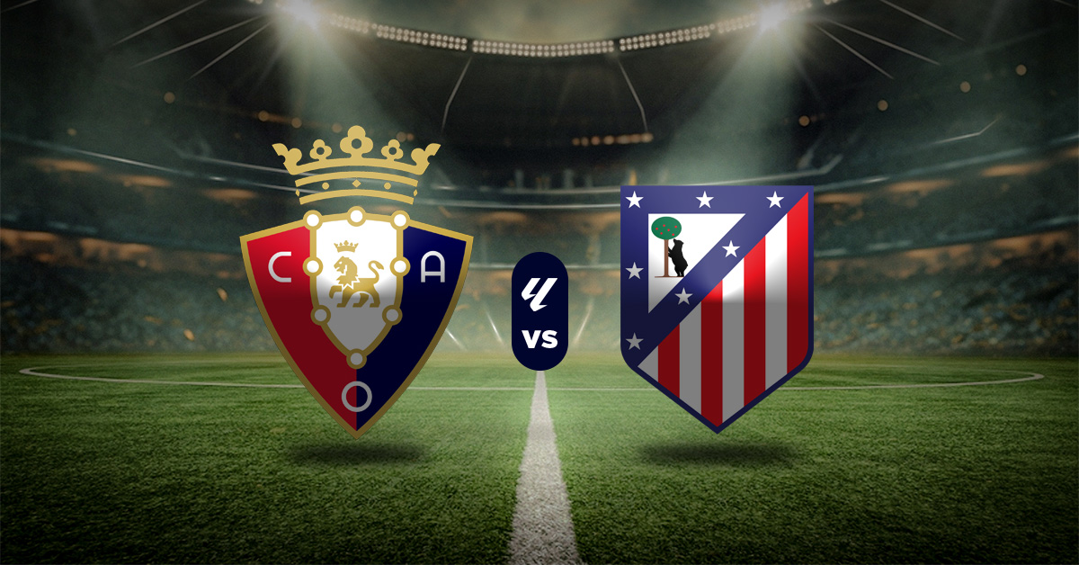 En esta jornada entresemana de LaLiga, uno de los primeros choques este jueves 15 de mayo será el Osasuna vs Atlético de Madrid.
