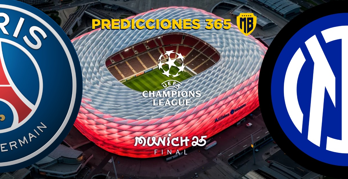 Predicciones 365 parley PSG vs Inter Final Champions League Masterbets365