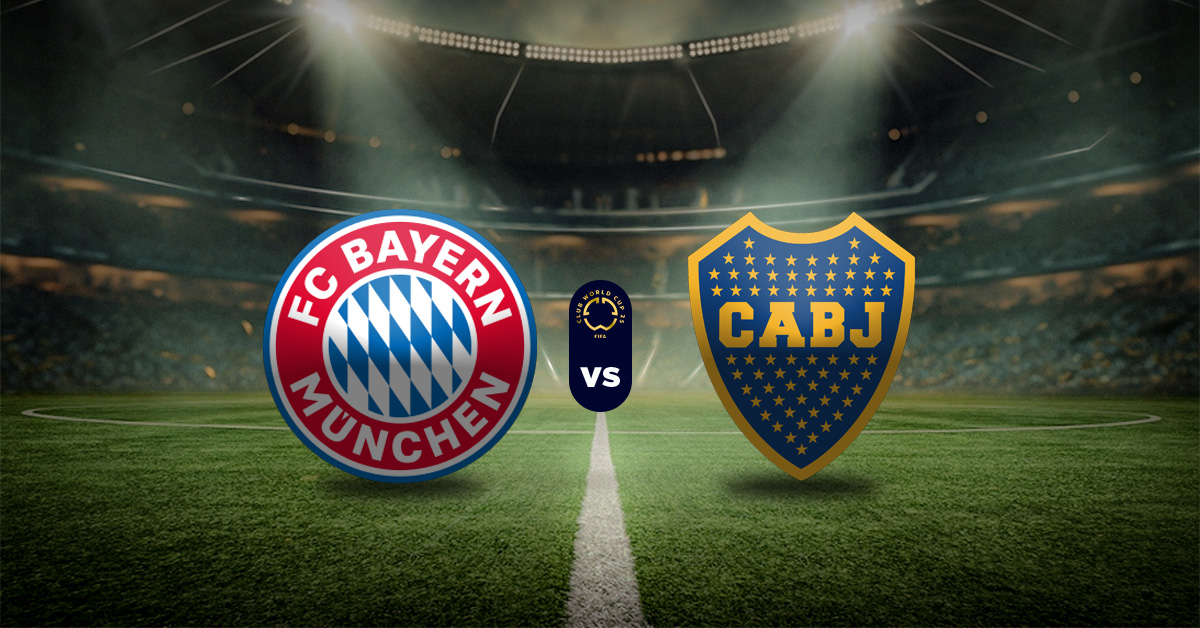 El último choque de este 20 de junio en el Mundial de Clubes, lo protagonizarán Bayern Múnich vs Boca Juniors, en el Hard Rock Stadium.