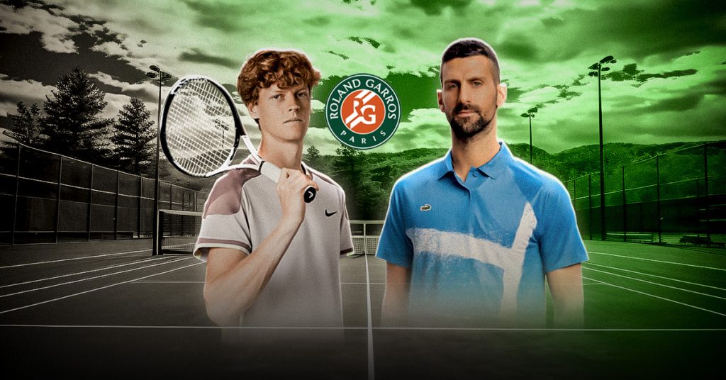 El último duelo de semifinales de este Roland Garros será el de Sinner vs Djokovic, que se jugará este viernes 6 de junio.