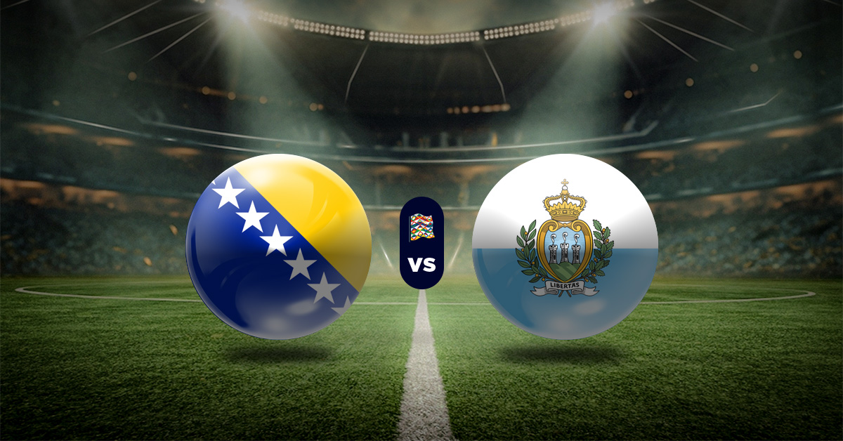 Pronóstico Eliminatorias Europeas: Bosnia-Herzegovina vs San Marino - Datos Apuesta HOY