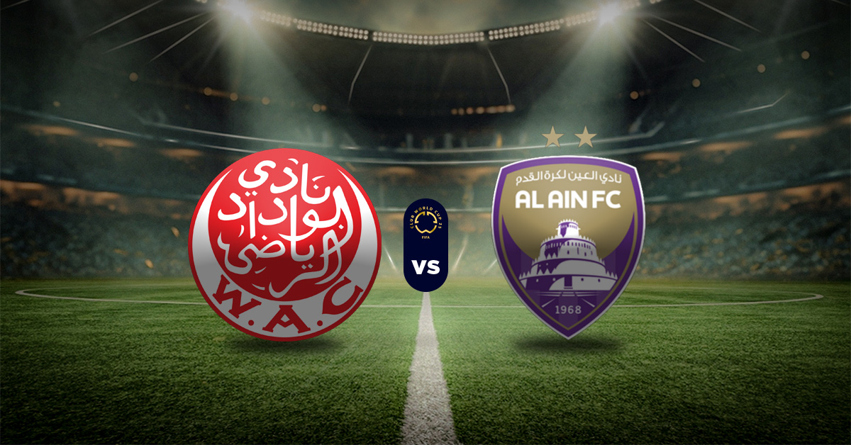 Este 26 de junio termina la tercera fecha de la fase de grupos del Mundial de Clubes y uno de los últimos choques será el Wydad AC vs Al Ain.